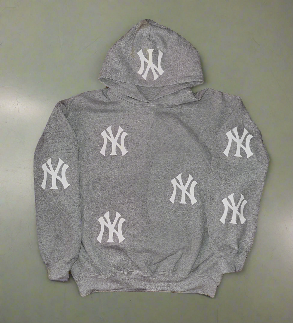 New York Yankees All Over Print Hoodie